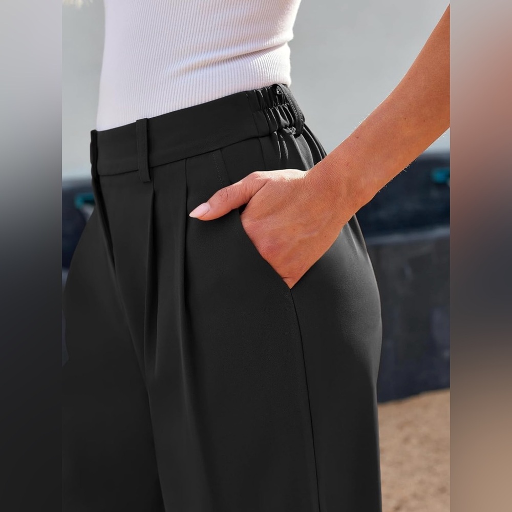 NWOT Petite High-waisted Wide Leg Pants - Picture 4 of 8